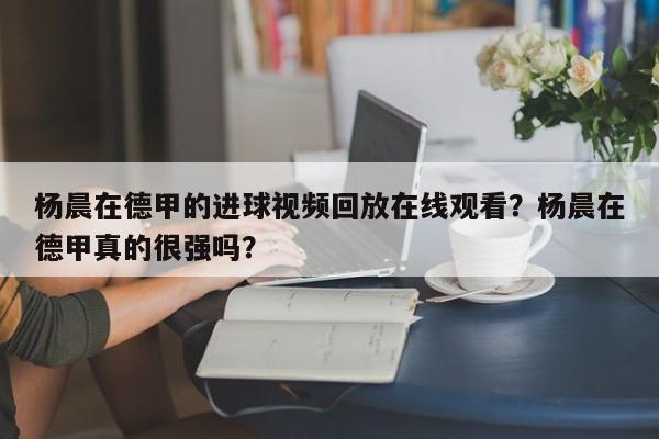 杨晨在德甲的进球视频回放在线观看?杨晨在德甲真的很强吗?